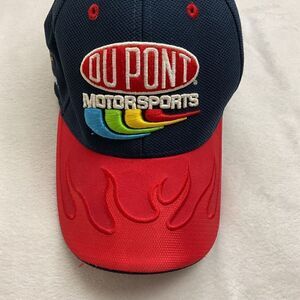 Nascar Jeff Gordon Hat #24 Hendrick Motorsports Dupont‎  Nu Fit fire Brim